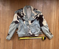 Have one to sell? Sell one like this Sell something else  Share vintage Jeff Hamilton distressed denim and cowhide leather zip-up bomber
