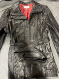 Woman’s Pelle Studio Vintage Black Leather Jacket Size Xl