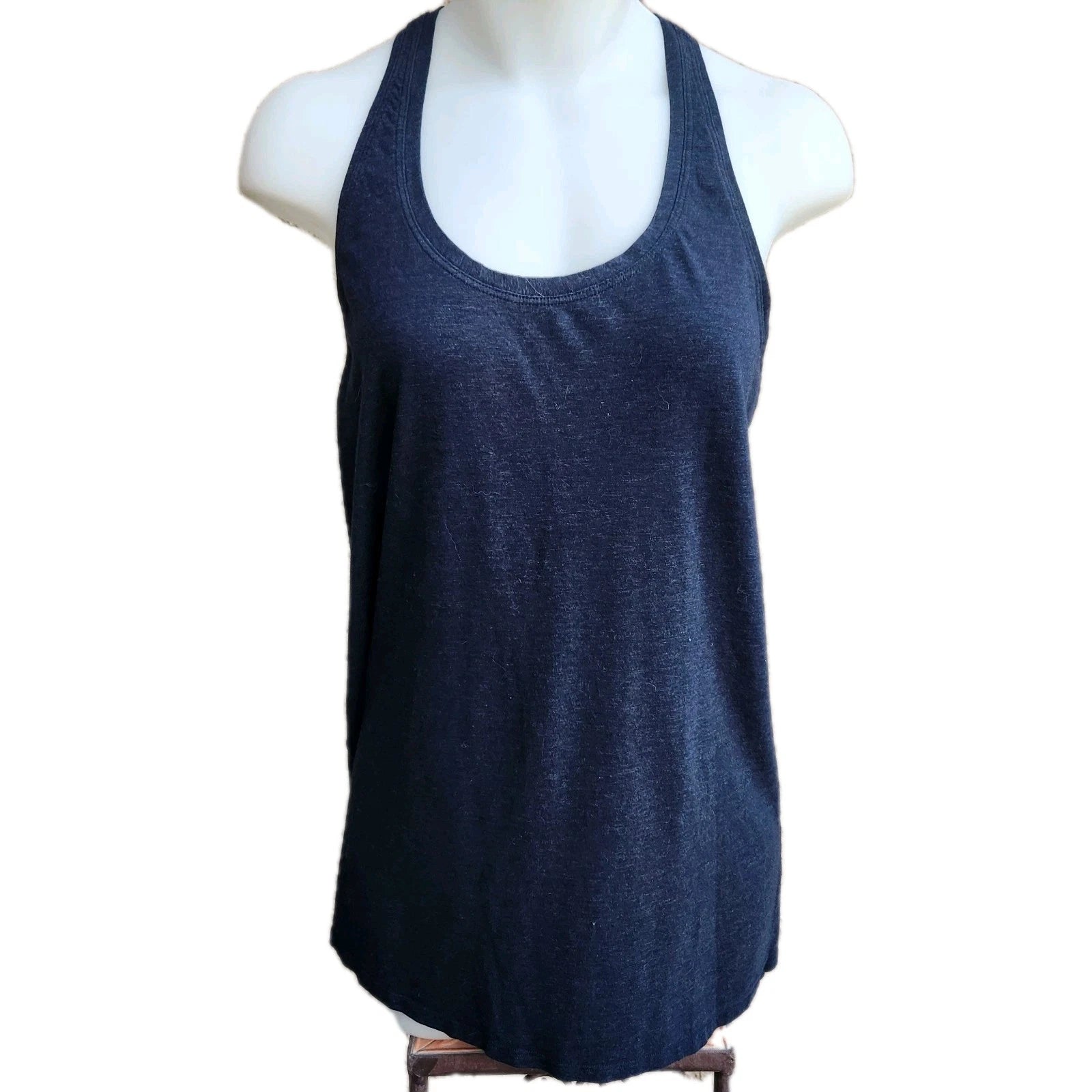 Lululemon Basic Racerback Tank Top Pima Cotton loose fit, Charcoal, 8